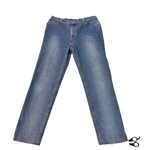 Vintage Levis 512 Slim Fit Taper Leg USA Made Women Medium Wash Jeans Sz 16x30